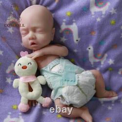 Sleeping Reborn Baby Dolls Boys 15Inch Preemie Lifelike Soft Silicone with Veins