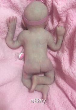 Solid Silicone Full Body Reborn Baby Carlotta. Eco 20 Holds your Finger. Peek