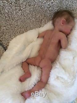 Solid Silicone full body baby girl doll Charlotte #4 by c. Nelsen