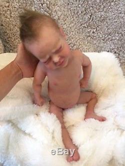 Solid Silicone full body baby girl doll Charlotte #4 by c. Nelsen