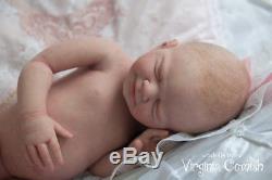 Solid Silicone full body baby girl lifelike doll Mishka by Elena Westbrook
