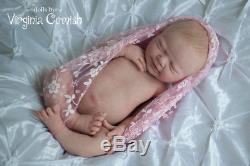 Solid Silicone full body baby girl lifelike doll Mishka by Elena Westbrook