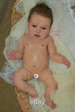 Solid silicone baby toddler girl (reborn doll) all body Drink & pee Handmade eye