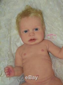 Solid silicone full body baby toddler girl (reborn doll) Drink & wets diaper