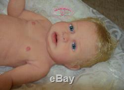 Solid silicone full body baby toddler girl (reborn doll) Drink & wets diaper