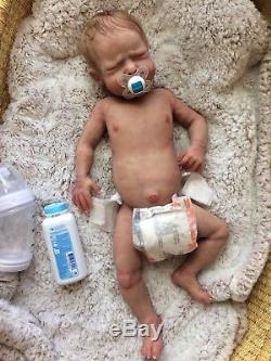 Solid silicone full body newborn baby girl doll