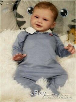 Studio-Doll Baby Reborn BOY LIL SMILE by PHILL DONNELLY limit. Edit so real
