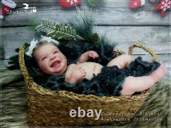 Studio-Doll Baby Reborn GIRL AUTUMN by PING LAU so real BABY 19 INCH full body