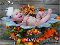 Studio-Doll Baby Reborn GIRL AUTUMN by PING LAU so real BABY 19 INCH full body