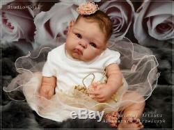 Studio-Doll Baby Reborn GIRL PARIS by ADRIE STOETE 22 inch so real