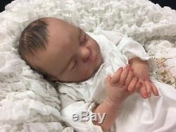 Stunning Newborn Reborn Baby Girl Fake Baby Painted Hair Xander By Cassie Brace