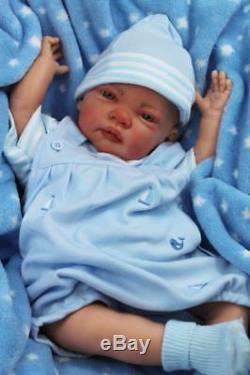 Stunning Open Eye Reborn Baby Boy In Spanish Jam Pant Romper C