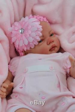 Stunning Open Eye Reborn Baby Girl Collared Spanish Romper C