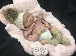 Stunning Toddler Reborn Baby Girl Fake Baby Painted Hair Skyla
