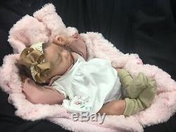 Stunning Toddler Reborn Baby Girl Fake Baby Painted Hair Skyla