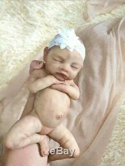 Sugar Full body Solid Silicone Preemie Baby Girl by Ana Healey Tiny Newborn