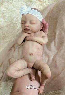 Sugar Full body Solid Silicone Preemie Baby Girl by Ana Healey Tiny Newborn