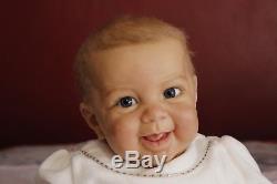Summer Smiling Happy Cloth Body Solid Silicone Baby Girl by Andrea Arcello