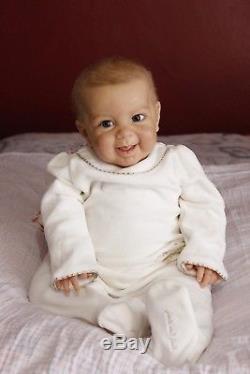 Summer Smiling Happy Cloth Body Solid Silicone Baby Girl by Andrea Arcello
