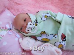Sunbeambabies Child Friendly 20 New Reborn Very Realistic Doll Fake Baby Girl