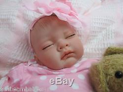 Sunbeambabies Lifelike Child Safe Reborn Fake Baby Girl, Newborn Doll Realistic