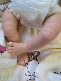 Sunbeambabies New Reborn Realistic Newborn Size Fake Baby Girl Doll Life Like