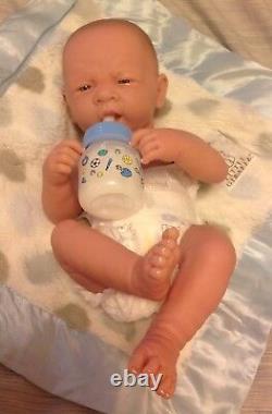 Sweet Baby Boy Preemie 14 Reborn Berenguer Boy Doll W One Set Of Clothing