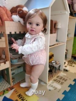 Terabithia 26 Inch Reborn Baby Doll Lifelike Toddler Collectible Soft Body