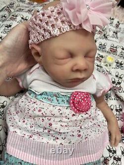 Tina Kewy Partial Silicone Baby Doll Cloth Body Bray 17 Reborn Boy Or Girl