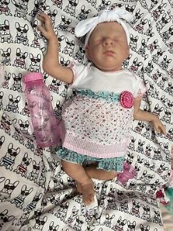 Tina Kewy Partial Silicone Baby Doll Cloth Body Bray 17 Reborn Boy Or Girl