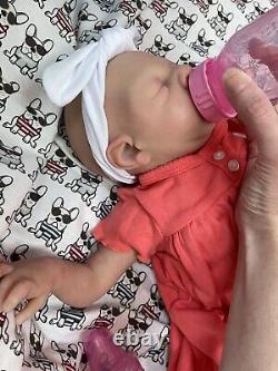 Tina Kewy Partial Silicone Baby Doll Cloth Body Bray 17 Reborn Boy Or Girl