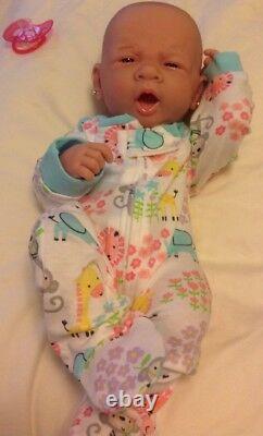 Too Precious Baby Girl! Berenguer Preemie Lifelike Reborn Doll W Paci, Bottle +