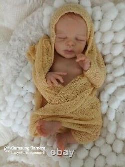 Tracyslittletreasures REBORN BABY DOLL ZENDRIC Dawn Murray Mcleod 16 preemie