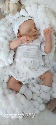 Tracyslittletreasures REBORN BABY DOLL ZENDRIC Dawn Murray Mcleod 16 preemie