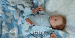 Tracyslittletreasures REBORN BABY DOLL ZENDRIC Dawn Murray Mcleod 16 preemie