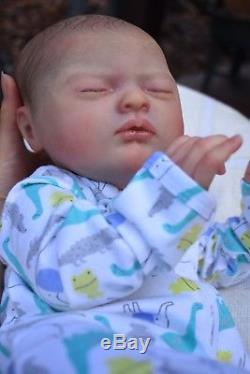 Ultra Realistic Newborn Reborn Baby Boy Bailey by Natalie Scholl