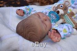 Ultra Realistic Newborn Reborn Baby Boy Bailey by Natalie Scholl