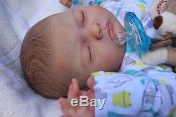 Ultra Realistic Newborn Reborn Baby Boy Bailey by Natalie Scholl