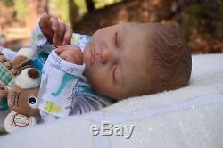 Ultra Realistic Newborn Reborn Baby Boy Bailey by Natalie Scholl