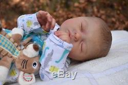 Ultra Realistic Newborn Reborn Baby Boy Bailey by Natalie Scholl