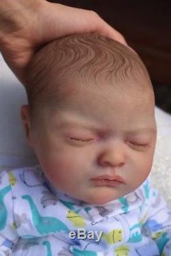 Ultra Realistic Newborn Reborn Baby Boy Bailey by Natalie Scholl