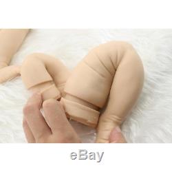 Unpainted Full Solid Soft Silicone Vinyl Reborn Kit for Alive Reborn Baby Dolls