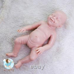 Unpainted Katie-18.5 in Full ecoflex Platinum Silicone Reborn Baby Girl Doll
