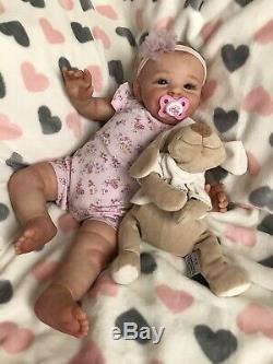 Very beautiful, realistic reborn Shaya doll by Bonnie Sieben