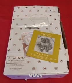 Vintage Ashton-Drake Silver and Gold Twins TrueTouch Baby Girl Doll Set WithCOA