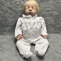 Vintage Bountiful Baby Reborn Weighted 5lbs Sleeping Doll Posable 22in