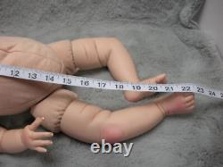 Vintage Bountiful Baby Reborn Weighted 5lbs Sleeping Doll Posable 22in