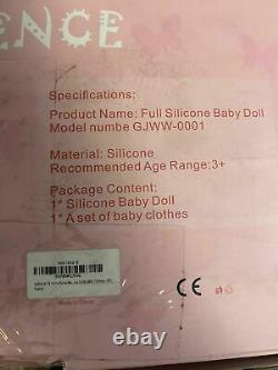 Vollence 18 Reborn Full Silicone Baby Doll Realistic Girl Baby Doll