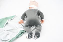 Vollence 18 inch Sleeping Full Silicone Baby Doll Boy Safe Material GJWW-0001