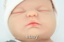 Vollence 18 inch Sleeping Full Silicone Baby Doll Boy Safe Material GJWW-0001